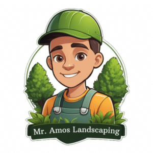 Cropped logo of Mr Amos Landscaping, the lawn care and home services business in Louisville, Kentucky